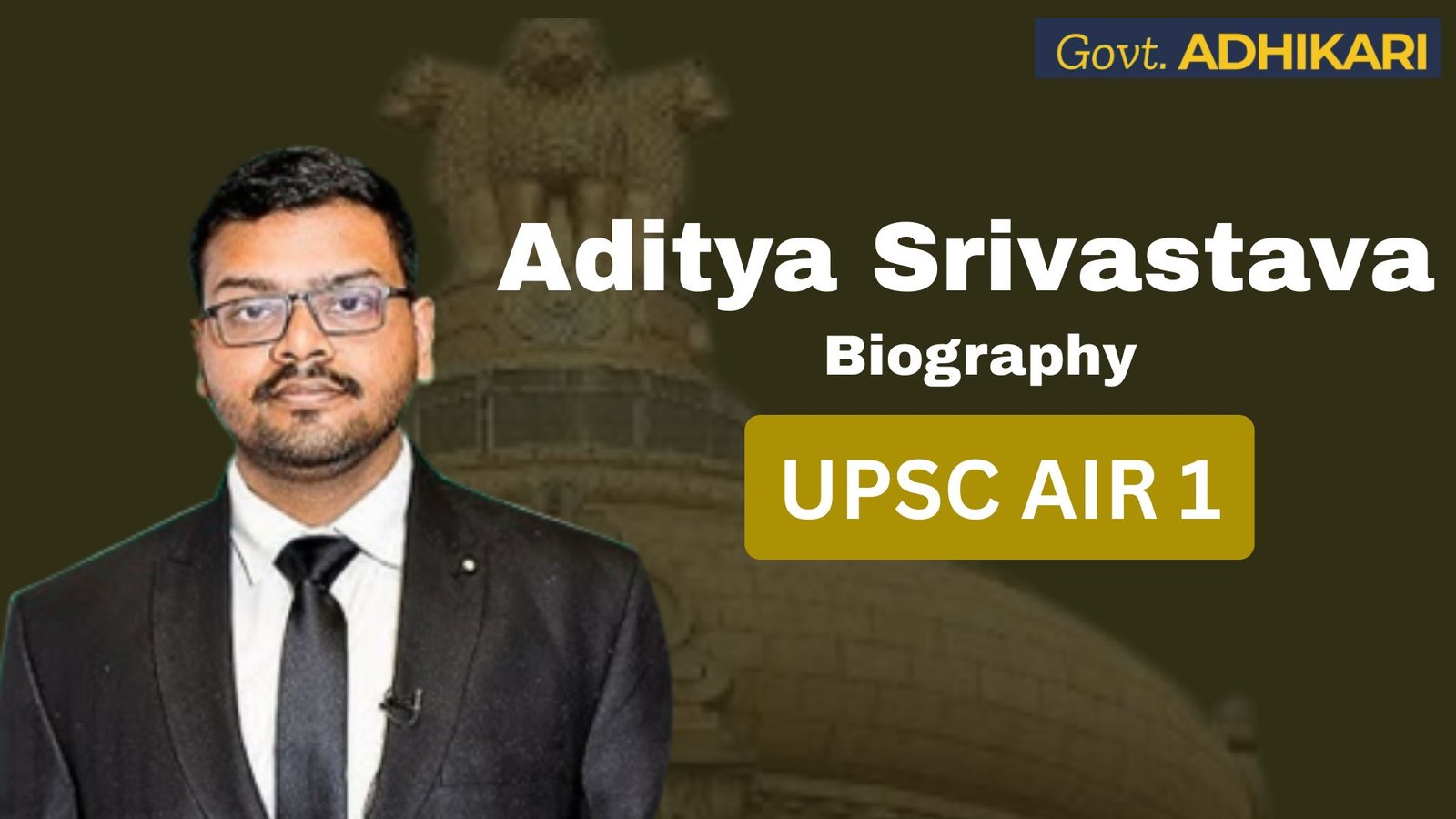 Aditya Srivastava Biography